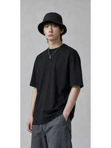 Women's Loose Fit Blouse Casual Loose Shirt For Women Slimming Lightweight Button Down Blouses For Summer Office Business Daily Wear - 黑色 - 查看 4