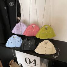 Borsa a tracolla di da celebrità, modello creativo di abbigliamento, borsa a spalla di nicchia con personalità, borsa da donna con catena cross-border - Verde - Visualizzare 2