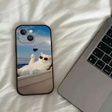 Funda de Teléfono con Memes Divertidos de Gato, compatible con  17 15 Pro Max 14 Pro 12 11 13 Mini X XR XS 16 Plus SE, Funda Trasera, compatible con funda de  17 pro max, funda de  17 pro, funda de  17, funda de  16 pro max - Z4 - Ver 7