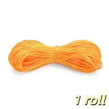 1/2/3 rollos 20 metros/Rollo 1.5mm No.7 Cordón de poliéster para joyería Hilo de nylon Cuerda de nudo chino para DIY Pulsera Collar Línea Hilo Shamballa - Cable - Ver 28