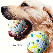Indestructible Dog Chew Toy - Heavy-Duty ETPU Rubber Dog Ball, Suitable For Strong Chewers, Durable Chew Toy, Sturdy, Suitable For All Dog Breeds, Floating And Highly Elastic, Ideal For Fetch Games - Multicolor - View 11