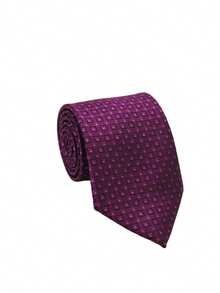 1pc Contrast Color Geometric Textured Necktie, Suitable For Business, Wedding, Interview And Multiple Occasions - Multicolor - View 3