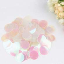 3-30mm Cup Flat Round Loose Sequin Paillettes AB Transparent & Transparent PVC Confetti Large Sequins DIY For Spangles Craft Supplies Jewelry Making Sewing Embroidery Applique - 20 Grams - View 20