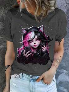 Women T-Shirts - Black - View 7