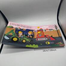Resistente Educativo, Cartón, Páginas Interiores Plegables, Tiempo de Historia Familiar, Aprendizaje Temprano del Inglés, Iluminación Cognitiva, Desarrollo del Lenguaje, Halloween, Regalo de Navidad, Suministros de Regreso a la Escuela - Multicolor - Ver 3