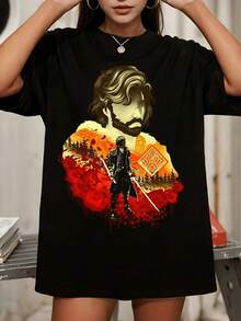 Women T-Shirts - Black - View 1