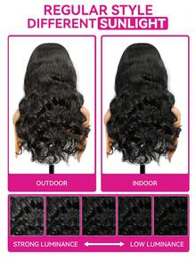 ISEE HAIR Wear Go 無膠身體波浪 HD 7*5 蕾絲假髮 180% 密度 8-14 吋波波頭 16-30 吋常規長度 自然色 預剪蕾絲 預拔髮際線 預漂髮結 真人髮 女用日常款 - SNatural - 查看 8