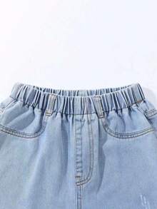 Men's Summer Denim Jeans, New Fashion Style - Blue - View 6