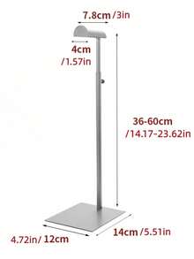 Stainless Steel Display Rack, Adjustable Round Inner Rod, Gold/Silver, Multi-Functional Display Box/Hat/Jewelry, Suitable For Home/Boutique, Durable Stainless Steel, Easy To Install - Multicolor - View 13