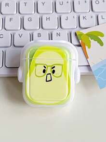 Ốp bảo vệ tai nghe Bluetooth hình quả bơ dễ thương, tương thích với 4/Pro/Pro2/3, có giá đỡ và khả năng chống rơi. - Nhiều màu - Xem 4