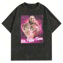 T-Shirt With DTG Print Inspired By Singer Auto Salvage - 黑色 18 - 查看 6