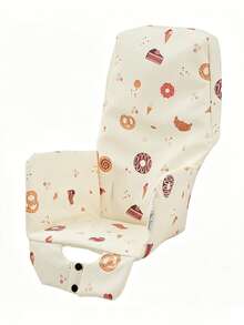 1pc Baby High Chair Cushion Pad Suitable For ANTILOP High Chair, Cartoon Pattern Easy To Clean, Infant Feeding Chair Accessory - Multicolor - View 12