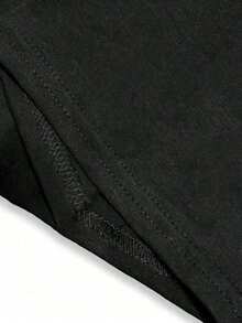 TrendyLISA Women's Multicolor Pure Cotton T-Shirt, Comfortable Fit, Summer T-Shirts, Summer Tops, Black T-Shirt, Women's Summer Set, Women's Blouse, Summer T-Shirts, Women's Tank Tops, World Cup Essential. - 黑色 - 查看 5