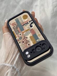 NR193 気分を良くする時間,対応するPixel 10 9 8 Pro 9A 8A ケース、対応するiPhone17 16 15 14 13 12 11 Pro Max 7 8 16 15 14 Plus 16e 17e 17 Air ケース、フルカメラ保護ソフト TPU ケース、キャンディカラーエンジェルアイラダーマットシリコン肌に優しいタッチフォンケースカバー（女性＆女の子向け） - ブラック - チェックする 3