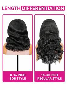 ISEE HAIR Wear Go 無膠身體波浪 HD 7*5 蕾絲假髮 180% 密度 8-14 吋波波頭 16-30 吋常規長度 自然色 預剪蕾絲 預拔髮際線 預漂髮結 真人髮 女用日常款 - SNatural - 查看 6