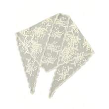 1pc Women's Solid Color Elegant Lace Floral Headscarf, Luxury Bohemian Hijab/Shawl, Suitable For Daily Wear, Weddings, Churches, Formal Events, Summer Beach Vacation,Accessories,Holiday - Multicolor - View 10