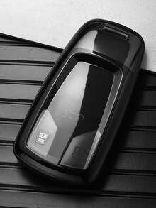 1pc TPU Material Car Key Protective Cover, Custom Fit Key Shell, Compatible With Audi A4 B9 A5 A6 8S 8W Q5 Q7 4M S5 S7 TT Models - A - View 9