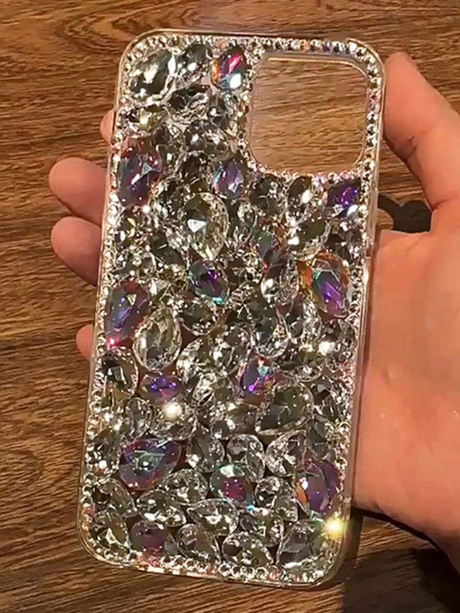 奢华闪亮宝石钻石手机壳，兼容三星 Galaxy S22 S23 S24 Ultra A12 A13 A14 A52 A53 A72 A23 A34 和 11 12 13 14 15 Plus 16 Pro Max，防震保护后盖