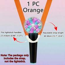 Dây đeo gậy phát sáng K-Pop, Dây đeo vai gậy phát sáng K-Pop, Dây đeo chéo di động để trưng bày gậy phát sáng K-Pop, Dây đeo điều chỉnh được, Phù hợp với hầu hết các loại gậy phát sáng K-Pop, Phụ kiện gậy phát sáng K-Pop, Phù hợp cho các buổi hòa nhạc, Tiệc tùng, Trò chơi và Sự kiện, Phù hợp với gậy phát sáng chính thức của SKZ//Stray Kidz//Twice///TXT//G-Dragon//EXO/AESPA/Army Bomb. Không bao gồm gậy phát sáng. - Nhiều màu - Xem 16