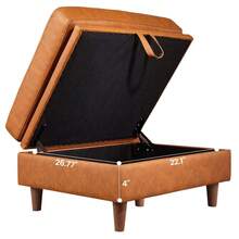 Ottomans - Orange - View 6