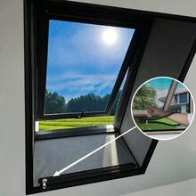 Upgraded Zipper Mosquito Net Curtain, Convenient Window Opening, Zipper Mesh Screen, Multiple Sizes Available - Black Mesh Bottom Zipper 40cm - View 47