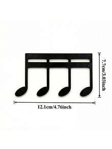 Creative Musical Note-Shaped Sheet Music Clip-A Universal Music Holder Suitable For Piano, Guitar, And Violin. An Ideal Organizational Tool For Students, Teachers, And Office Use, Perfect For Both Study And Daily Work Environments. School Supplies - Multicolor - View 5