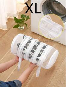 1pc Portable Shoe Washing Bag, Bra & Underwear Laundry Storage Bag, Foldable Mesh Wash Bag, Washing Machine Shoe Storage Bag, Travel Portable Storage Bag, Anti-Deformation Clothing Organizer Bag - Shoe Cleaning Bag - View 14