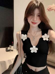 Women Tops - Black - View 6