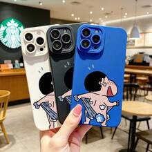Cartoon-Handyhülle geeignet für iPhone13 Pro/15 Pro Max/17 Pro Max/17 Pro/16e/14 Pro Max/16 pro/16 Pro Max/17,  Galaxy S23 Ultra/ Galaxy S25 Plus/, klassischer anime stil retro anime stil. - Klein Blue - Übersicht 2
