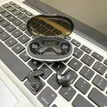 X55 Earbud Tidur Nirkabel Mini Headphone untuk Kerja TWS Bluetooth Earphone Stereo Headset Tersembunyi dengan Mikrofon Panggilan HD - View 11