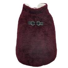 Metglad Dog Winter Jacket | Cold-Proof Jacket, Invisible Leash Hole And Metal D-Ring Dual Leash Design, Reflective Pet Vest, Warm Fleece Dog Snow Jacket, Suitable For Small, Medium And Large Dogs - Burgundy - View 9