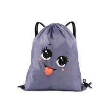 1PC Cartoon Printed Drawstring Bag, Soft Lightweight & Easy To Carry, Suitable For Travel, Gym, Shopping, Sports And Yoga Storage, Great Gift For Spring & Summer. Casual Design With Adjustable Strap Buckle, Versatile For Daily Commute, Durable Handheld Storage Pouch - Multicolor - View 9