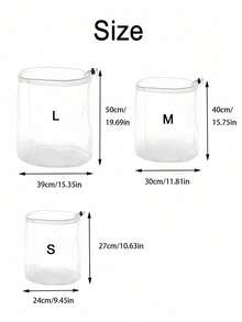 OBOVAY 3 Sizes Drawstring Mesh Laundry Bags, Transparent Durable, Reusable, Suitable For Washing Machine Protection Of Lingerie, Bras, Socks, Home And Travel - Multiple Styles - View 7