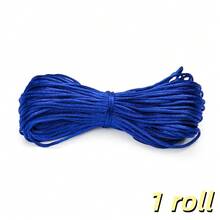 1/2/3 rollos 20 metros/Rollo 1.5mm No.7 Cordón de poliéster para joyería Hilo de nylon Cuerda de nudo chino para DIY Pulsera Collar Línea Hilo Shamballa - Cable - Ver 13