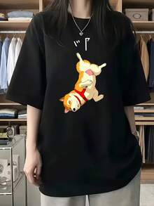 Women T-Shirts - Black - View 2