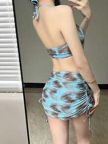 Women Tankinis - Blue - View 3
