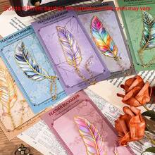 6/1pc Vintage Feather Shaped Metal Bookmarks With Pendant, Ideal For Readers, Writers And Teachers - Perfect For Marking Reading Pages And A Great Gift For Book Lovers | Decorative Bookmarks | Durable Metal Markers, Reading Bookmarks, Feather Crafts, Hat Decoration, Book Bookmarks, Book Accessories - A - View 6