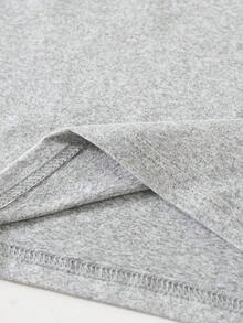 Camiseta para Niño con Cuello Redondo y Mangas Cortas, Estampado de Pesca Huk, Primavera y Verano, Deportes de Ocio al Aire Libre, Telas Cómodas y Transpirables, Ropa para Niños, Lavable a Máquina, Adecuada para la Temporada Escolar, Viajes de Ocio Diario, Actividades al Aire Libre, Ropa Escolar Diaria, Regalo Perfecto para Niños. - Gris - Ver 4