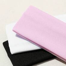 3pcs/4pcs Multi-Color Elastic Sports Headband, Sweat-Absorbent Hair Accessory, Suitable For Everyday Wear; Headscarf, Headband, Sweatband, Autumn And Winter Headband, Vacation Clothing Accessories, Elegant Women's Scarf, Soft Women's Headscarf, Perfect Gift For Women, Holiday Gift. - Multicolor - View 8