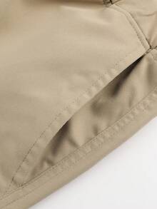 1pc Young BoyCasual Versatile Retro School/Commute Cargo Pants - Khaki - View 8