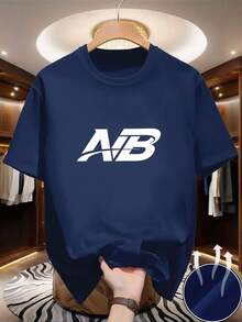 Urban Style | AB CUB Printed Short-Sleeve T-Shirt, Regular Fit, Crew Neck, Stretchy Fabric, Versatile For Work And Casual Wear, Effortlessly Creates An Urban Style. The Crew Neck Is Suitable For The Gym, Running, Cycling And Casual Wear. - 灰色 - 查看 6