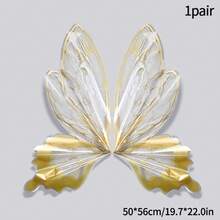 Gift Wrap With Butterfly And Flower Design,  Style, Creative, For Wrapping Bouquets, Packaging Material For Birthday And Wedding Gifts. - 第一對 - 查看 1
