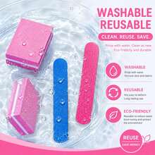 150pcs Cute Pink Nail File And Buffer Set, Includes 50pcs Mini Sponge Blocks + 100pcs Disposable Nail Files, Professional Manicure Tools Suitable For Beauty Salon And Home - Multicolor - View 8