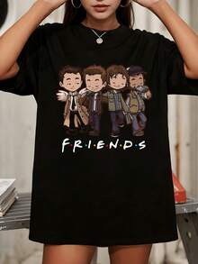 Women T-Shirts - Black - View 1