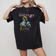 Keith Whitley T-Shirt – Vintage Country Music Graphic T1EE. For Women, Shirt. 100% Cotton Unisex T-Shirt - Premium Casual Comfortable Fit T-Shirt. Fashionable Pure Cotton T-Shirt For Men. - 彩色 - 查看 6