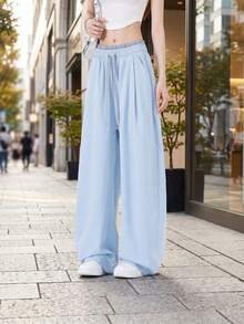 Women Pants - White-gray - View 2