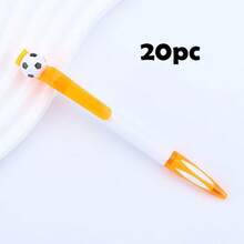 Customized LOGO Text 5pcs/10pcs/20pcs, Push-Button Plastic Ballpoint Pen With Bouncing Soccer Design, Create Exclusive Stationery. The Pen Barrel Is Made Of High-Quality Plastic Material, Paired With A Realistic Soccer-Shaped Pen Tip, With A Novel And Interesting Design, Bright And Eye-Catching Colors, Suitable For Both Study And Office Use. Classroom Notes - Multicolor - View 19