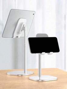 Adjustable Metal Sleeve Smartphone/Tablet Desktop Stand, Multi-Angle Live Streaming Stand, Compatible With IPhone And Android Phones, Birthday, Family, Friend Gift, Office, Dorm, Home Use, 360-Degree Rotating Smartphone Stand, Smartphone Holder, Strong Weight-Bearing Capacity - Multicolor - View 2