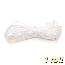 1/2/3 rollos 20 metros/Rollo 1.5mm No.7 Cordón de poliéster para joyería Hilo de nylon Cuerda de nudo chino para DIY Pulsera Collar Línea Hilo Shamballa - Cable - Ver 10