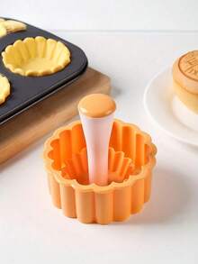 1 Set Plastic Baking Mold Tools, Suitable For Making Mini Tart Shells, Pastries, Cheesecakes, Mini Pies And Desserts - Multicolor - View 8